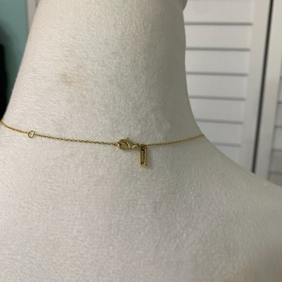 Melinda Maria Blue Opalescent Diamondette Pendant Necklace - Unique 18.5" #400 - Picture 4 of 6